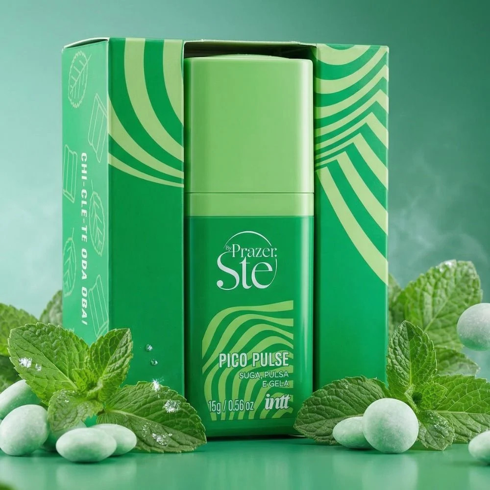 PICO PULSE GEL SUGADOR UNISSEX CHICLETE DE MENTA 16G PRAZER BY STE - INTT