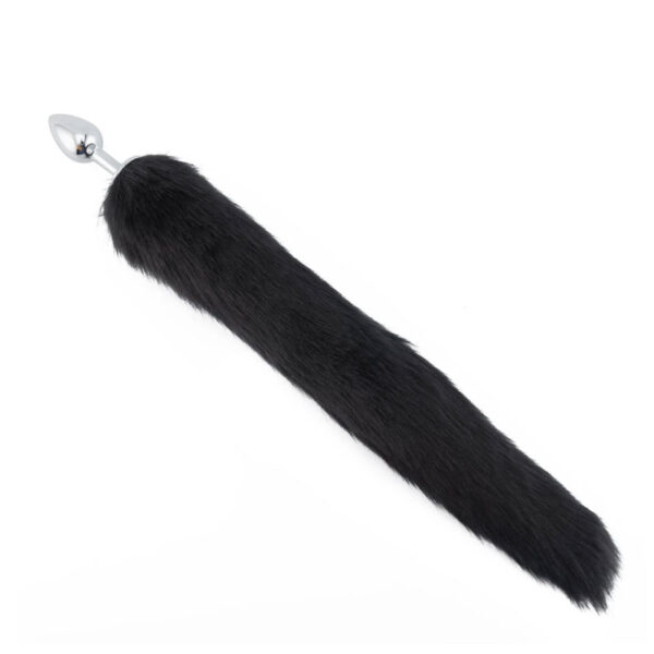 PLUG ANAL COM RABO DE RAPOSA PRETO - IMPORTAÇÃO AP085