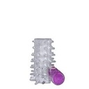 CAPA PENIANA VAZADA COM VIBRO EM SILICONE - CK061