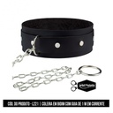 COLEIRA COM GUIA EM CORRENTE DE 1M - LA PIMIENTA L221