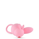 VIBRADOR DUPLO EM FORMATO DE COELHO SUGADOR E PENETRADOR CONTROLE VIA APLICATIVO - IMPORTAÇÃO VR048