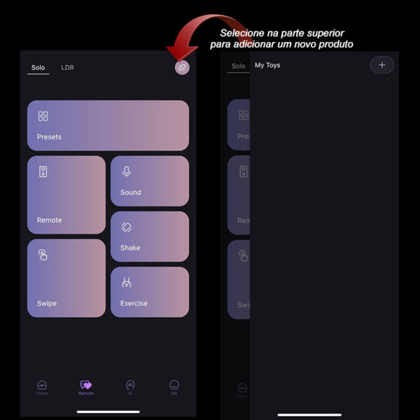 PÊNIS REALÍSTICO RECARREGÁVEL VAI E VEM CONTROLE VIA APLICATIVO 10 MODOS DE VIBRAÇÃO - IMPORTAÇÃO DI068