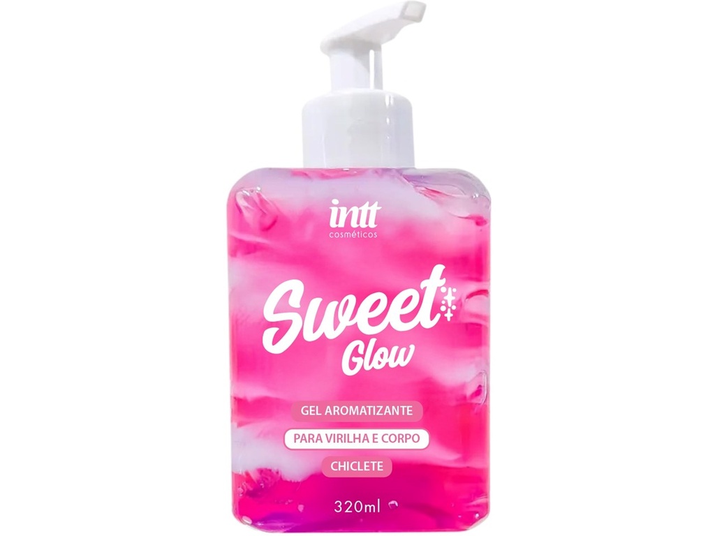 SWEET GLOW HIDRATANTE BEIJÁVEL PARA VIRILHA E CORPO CHICLETE 320ML - INTT