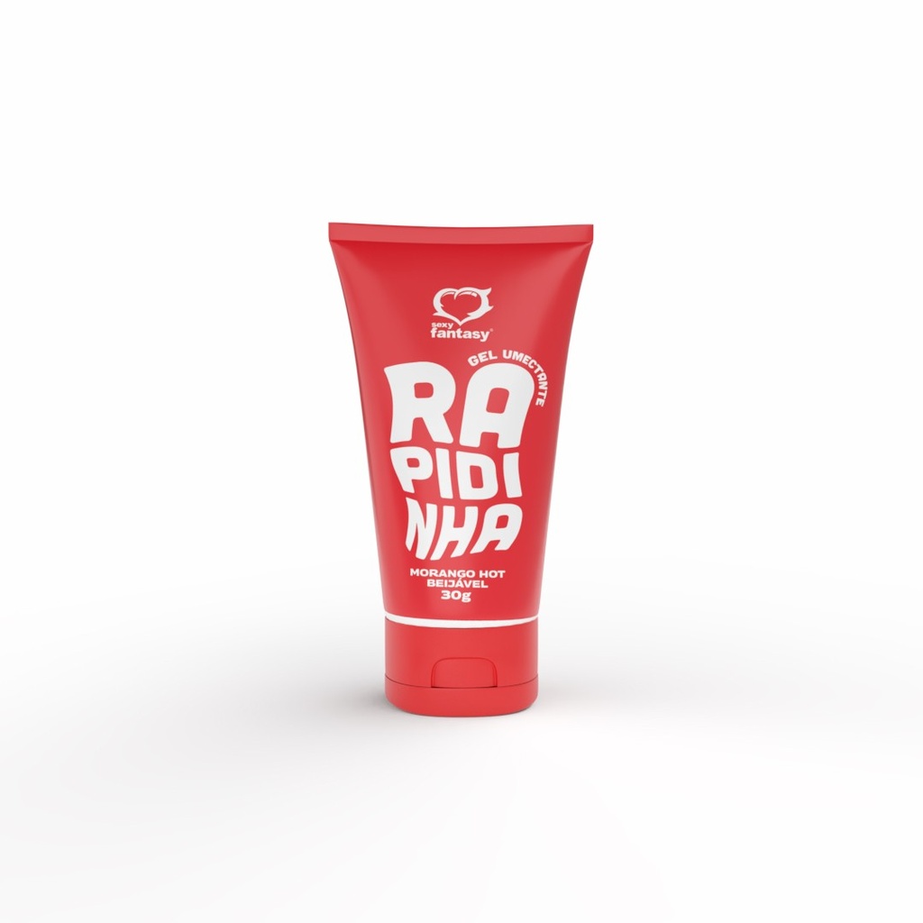 RAPIDINHA LUBRIFICANTE ÍNTIMO BEIJÁVEL MORANGO 30G - SEXY FANTASY