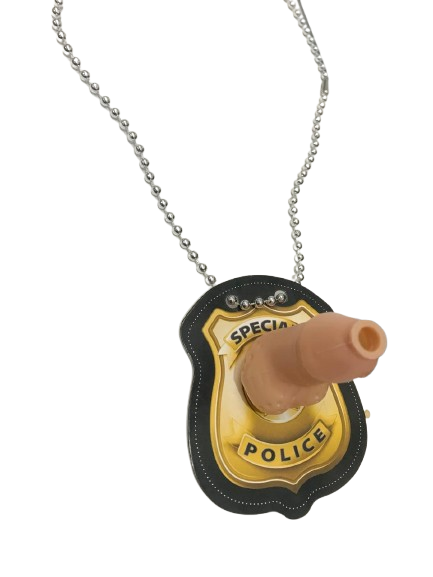 DISTINTIVO POLICIAL ERÓTICO - IMPORTAÇÃO