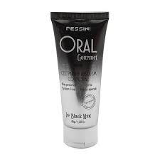 ORAL GOURMET ICE BLACK MINT GEL COMESTÍVEL 45G - PESSINI