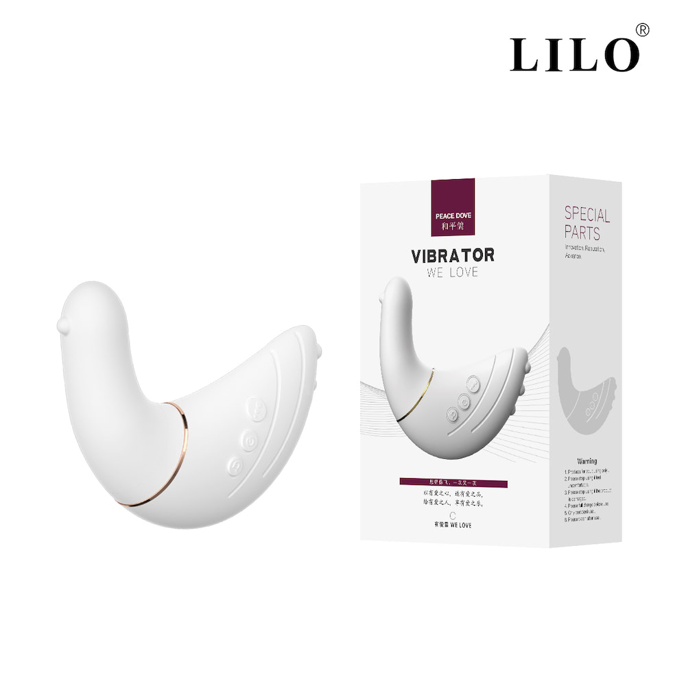 VIBRATOR WE LOVE COM DUAS PONTAS E 10 MODOS DE VIBRAÇÃO - LILO ES034