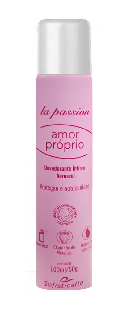DESODORANTE ÍNTIMO AMOR PRÓPRIO AEROSSOL 100ML - SOFISTICATTO