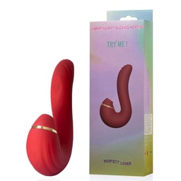 [0001073] VIBRADOR PONTO G COM ESTIMULADOR CLITORIANO COM 4 MODOS DE VIBRAÇÃO PULSAÇÃO E ONDAS DE PRESSÃO E FUNÇÃO DE AQUECIMENTO - IMPORTAÇÃO VR021