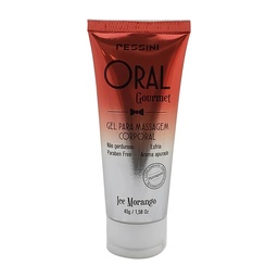 [0001141] ORAL GOURMET ICE MORANGO GEL COMESTÍVEL 45G - PESSINI
