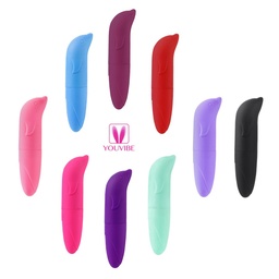 [000369] VIBRADOR PONTO G EM FORMATO DE GOLFINHO AVELUDADO - PG025G