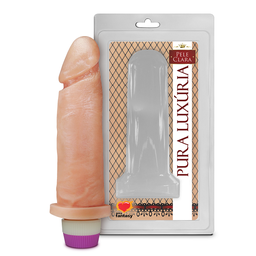 [000611] PRÓTESE REALÍSTICA COM VIBRO INTERNO BEGE 15,3X4,5CM - SEXY FANTASY PC010