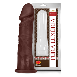 [000657] PRÓTESE REALÍSTICA CHOCOLATE SEM SACO 18,5X4,2CM - SEXY FANTASY PAN016