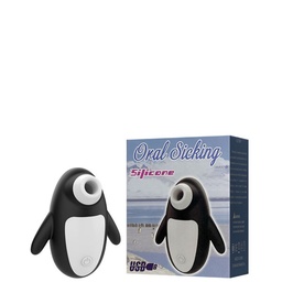 [0000942] ESTIMULADOR RECARREGÁVEL EM FORMATO DE PINGUIM 10 MODOS DE ONDA DE PRESSÃO - IMPORTAÇÃO EC044