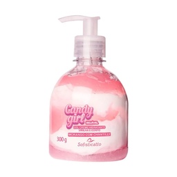 [0000983] CANDY GIRL GEL CREME HIDRATANTE BEIJÁVEL VIRILHA E CORPO MORANGO COM CHANTILLY 300G - SOFISTICATTO