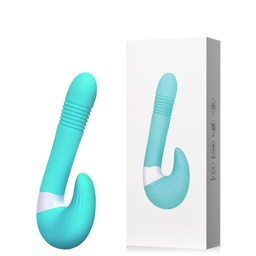 [0000992] VIBRADOR RECARREGÁVEL DUPLO VAI E VEM DESTACÁVEL 10 MODOS DE VIBRAÇÃO - IMPORTAÇÃO VR095