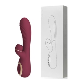 [0000994] VIBRADOR RECARREGÁVEL COM ESTIMULADOR DE CLITÓRES COM 7 MODOS DE VIBRAÇÃO E 7 MODOS DE SUCÇÃO - IMPORTAÇÃO VR058